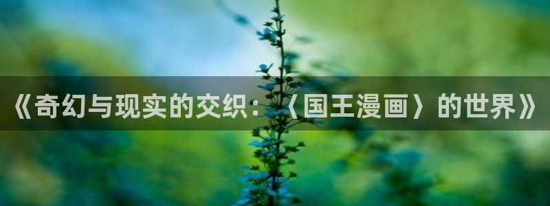 超超超喜欢你的一百个女孩子动漫妖精：《奇幻与现实的交织：〈国王漫画〉的世界》